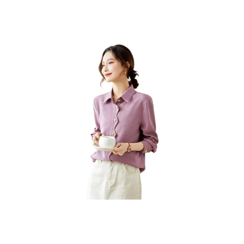TERRE BLEUE Shirt Women's Purple-4
