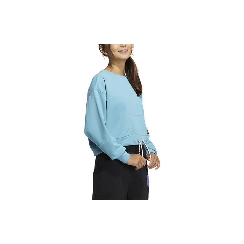 Adidas Neo Sweatshirts Women's Blue-3
