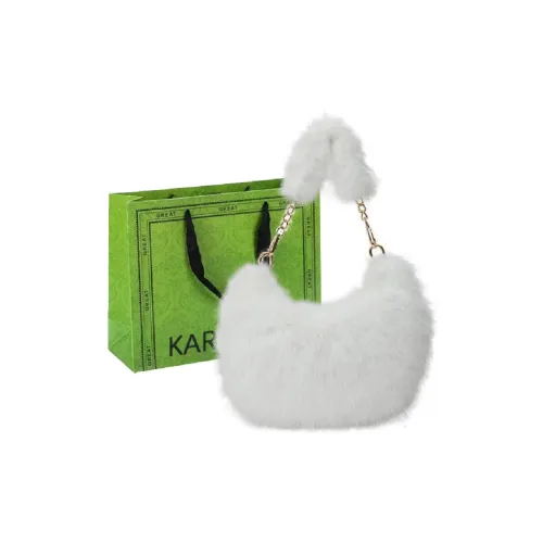 KARUISHA Plush Shoulder Bag Women's Multicolor