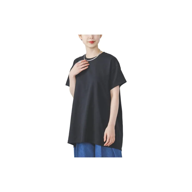 Beams T Shirts Women's Black-2