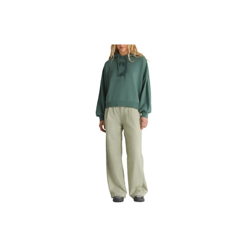 Vans Pampas Loose Pullover Hoodie Sweatshirt Women's Deep Forest-2