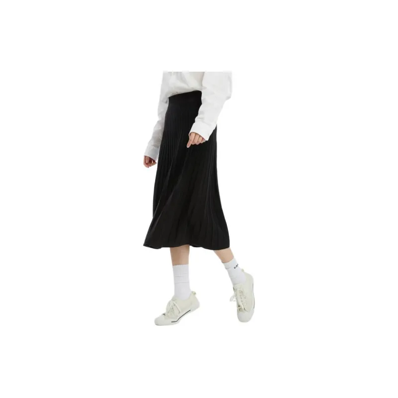 GAP Casual Long Skirts Women's Black-2