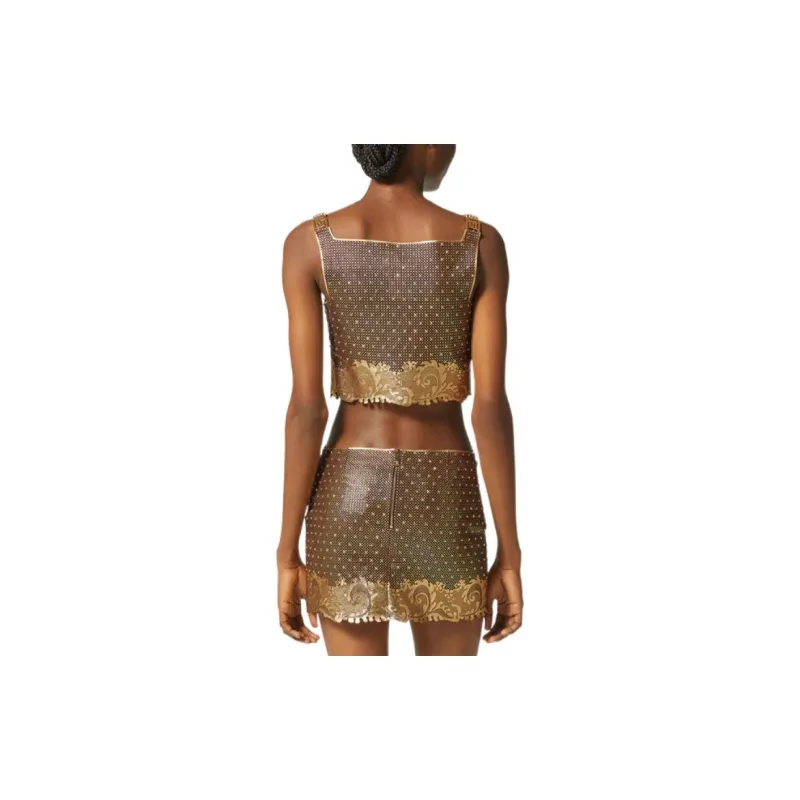 VERSACE x FENDI VERSACE SS22 Strapless Top Women's Multicolor-2