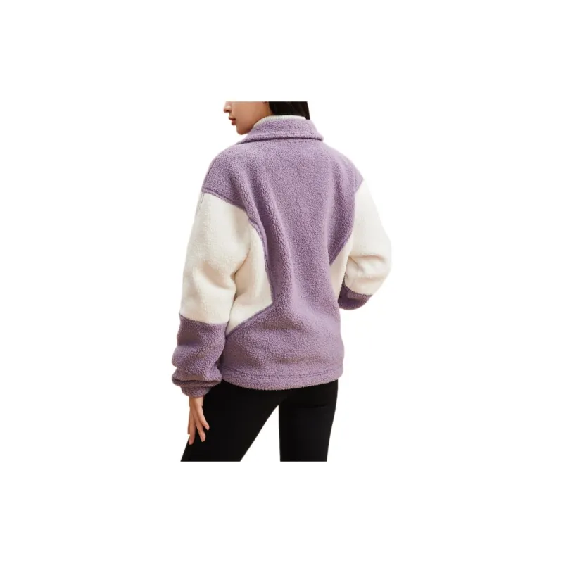 ANTA Velvet Jackets Women's Purple-3