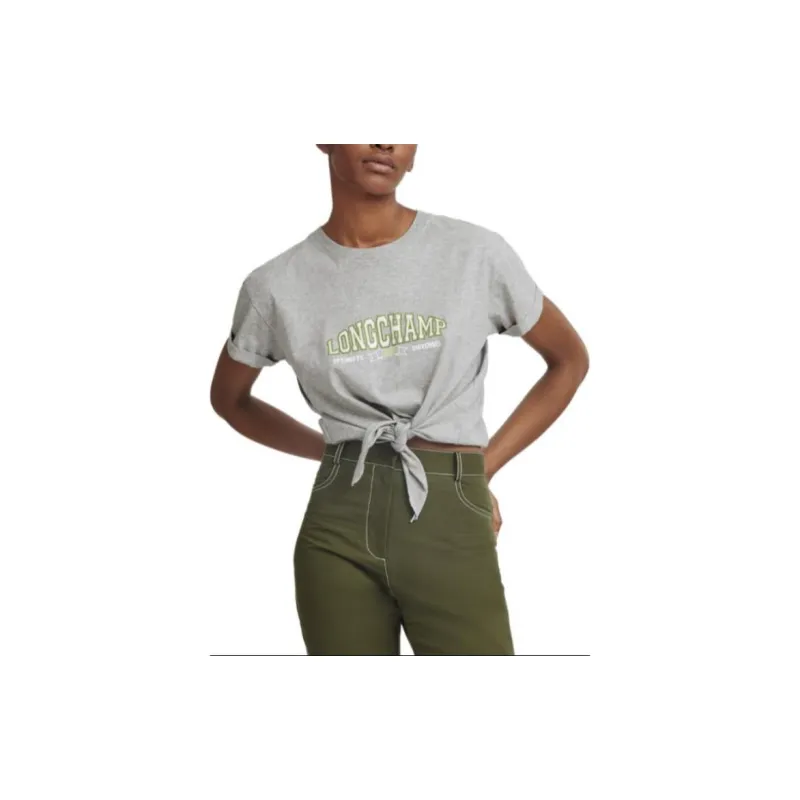 LONGCHAMP T-Shirts Women's Gray-1