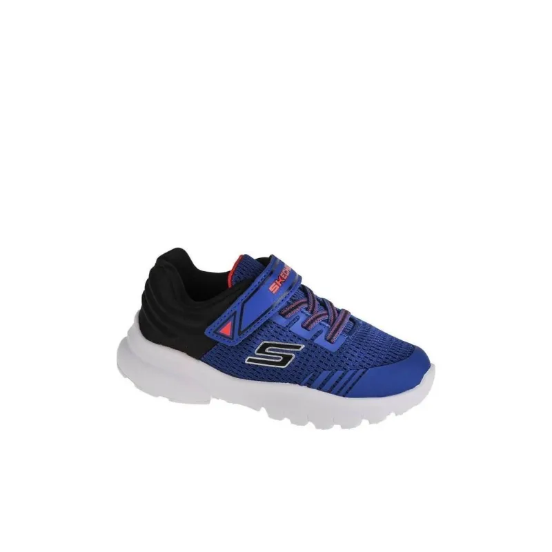 Skechers Flex Mezder Low Top Cushioning, Wear Resistant Kids Lifestyle Shoes Blue Black Kids'-2