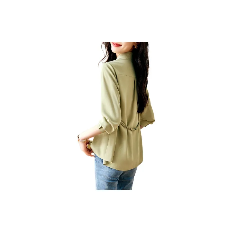 XWI Shirts Women's Pea Green-2