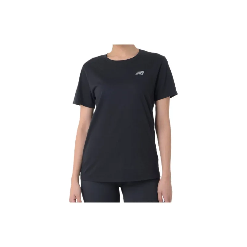 New Balance Heathertech T Shirt Women's Black-3