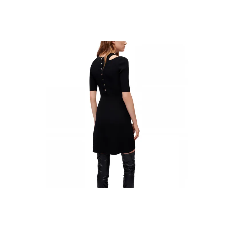 Maje Short Sleeved Dresses Women's Black-2