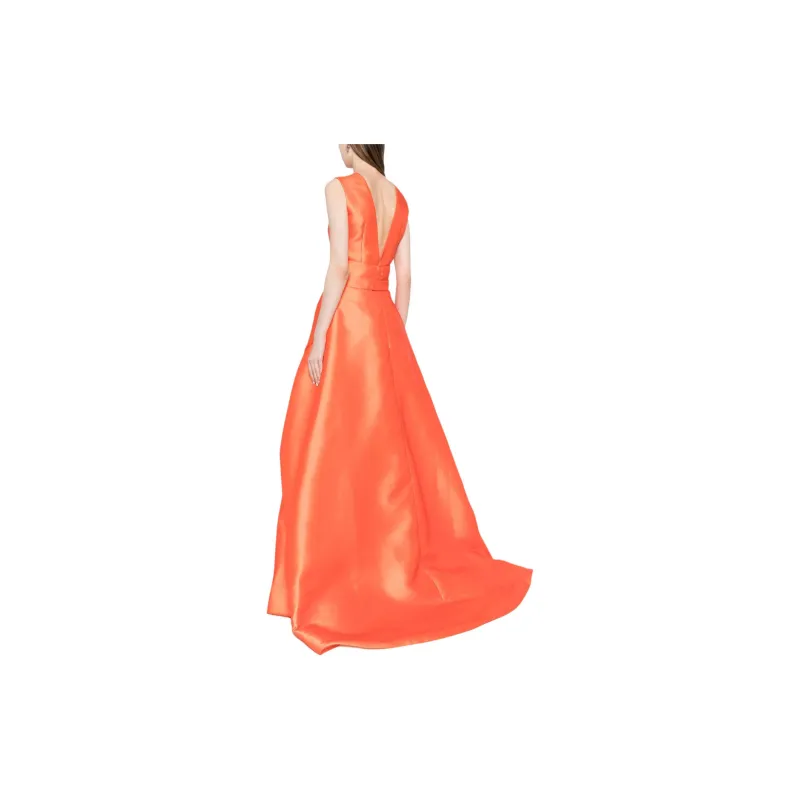 Saiid Kobeisy Mikado Detachable Overskirt Jumpsuit-3