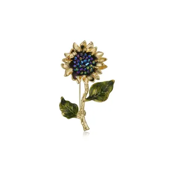 MCK Faux Crystal Brooches Women's