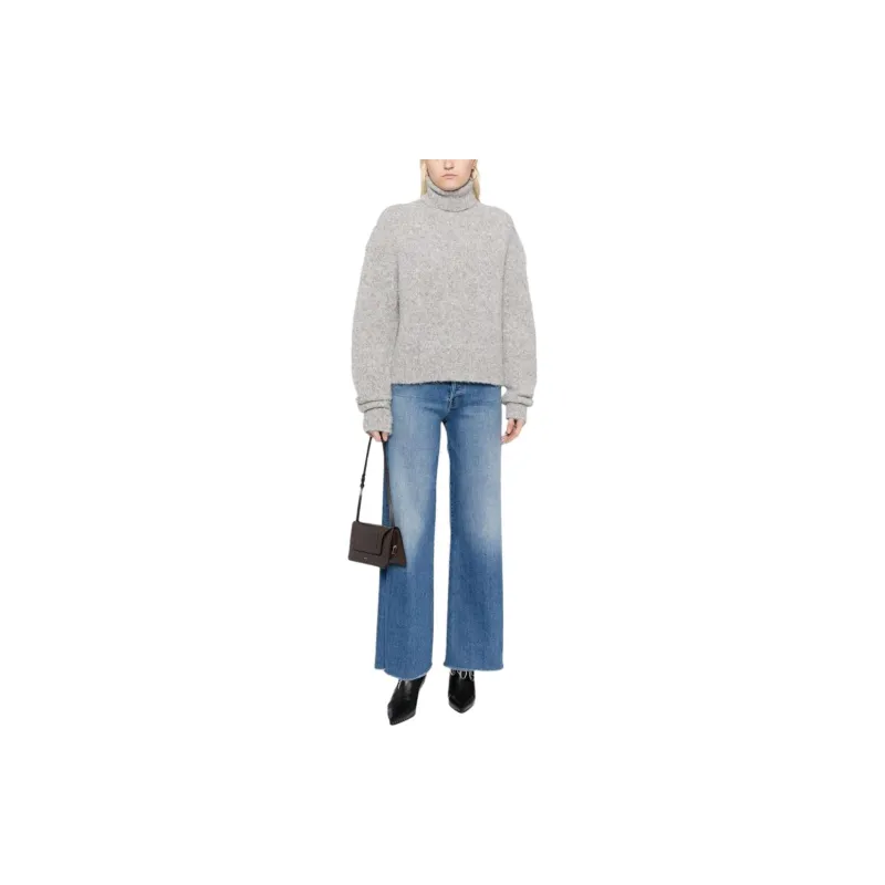 NILI LOTAN Sierra Mélange-knit Jumper-1