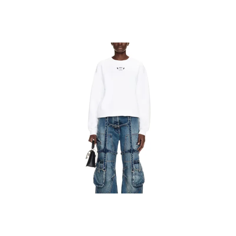 OFF WHITE Bandana Embroidered Crewneck Sweatshirt-1