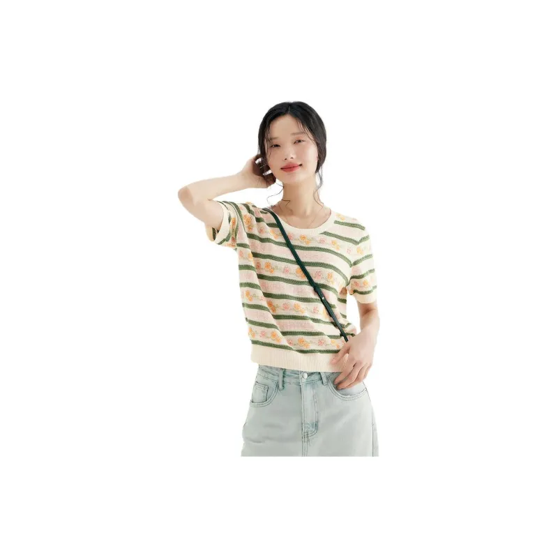 Fragment Knitwear Women's Green White-1