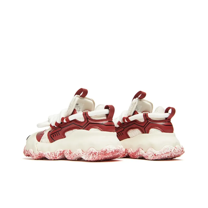KEDDO Paint Is Not Dry Low-Top Chunky Sneakers Unisex-4