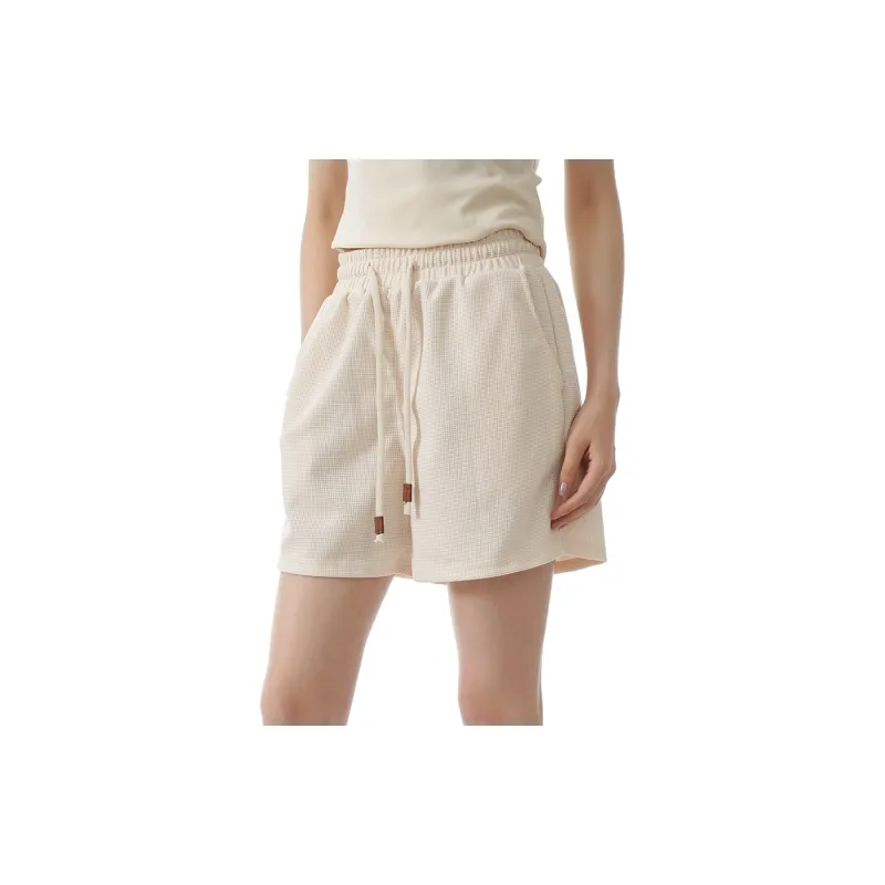 Merry City Casual Shorts Women's Apricot-3