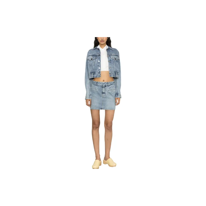 Petar Petrov Denim Short Skirts Women's Blue-1