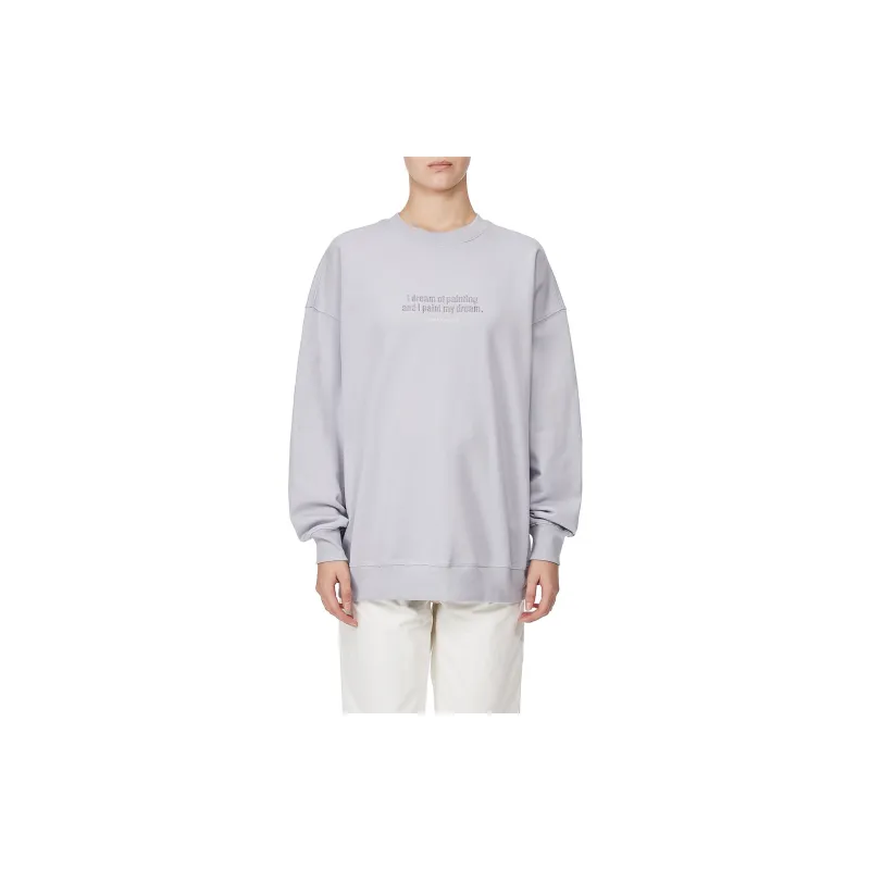 MUSIUM DIV Crew Neck Loose Fit Sweatshirt Women's-13