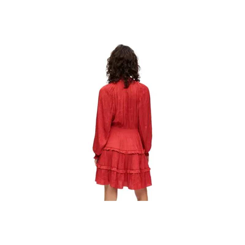Maje Long-Sleeved Dresses Women's Red-2
