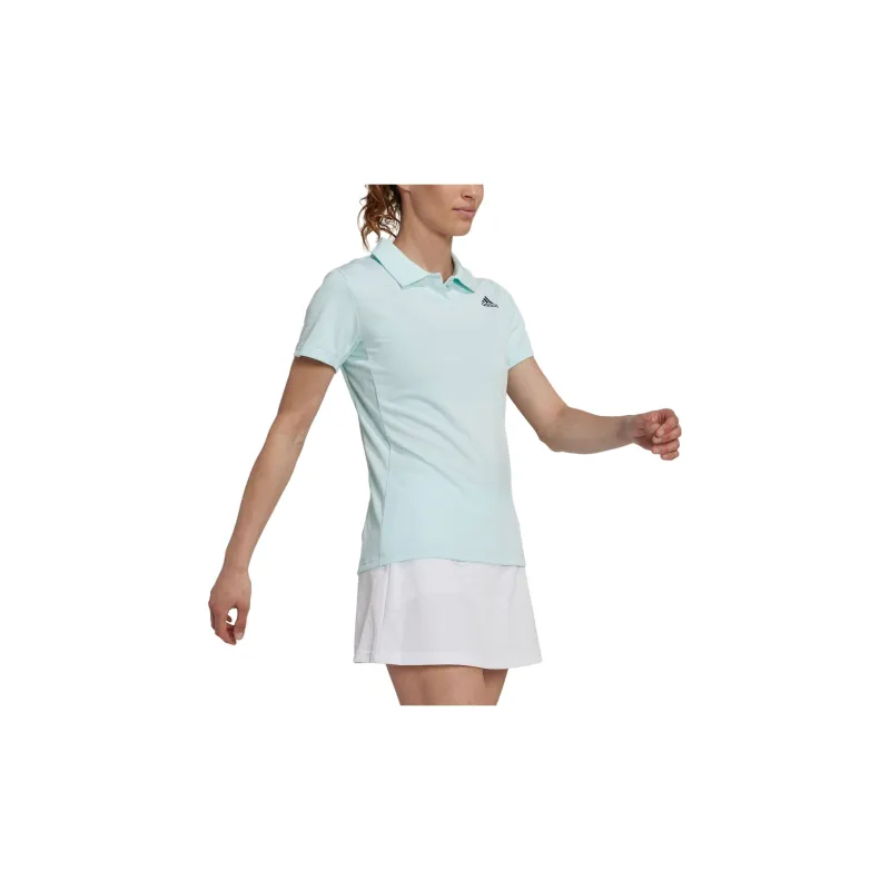 Adidas Polo Shirts Women's Light Blue-3