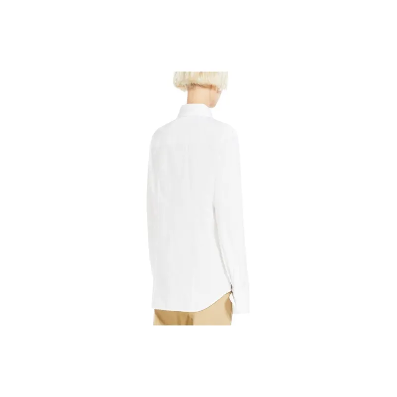 SportMa Cobea Collection Cotton Poplin Shirt Women's Optical White-3