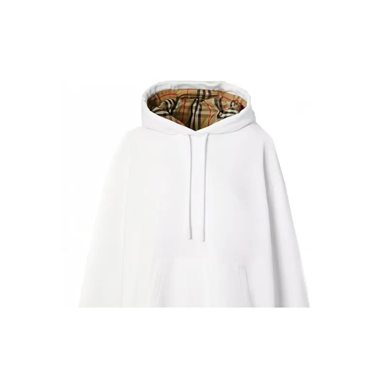 Burberry Oversized High low Hem Hoodie-4