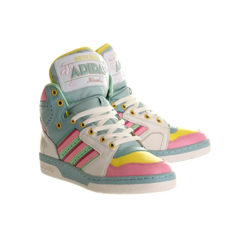 Adidas Js License Plate Miami Whwhtvap/Clegrn/Vcllgpn-3