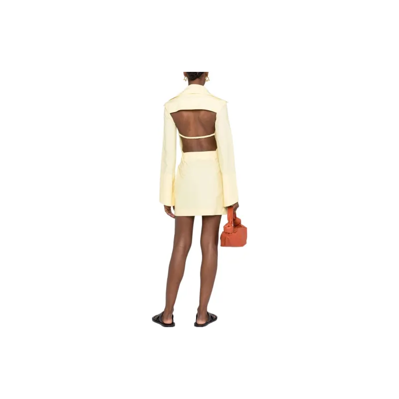 NANUSHKA Open back Mini Wrap Dress-2