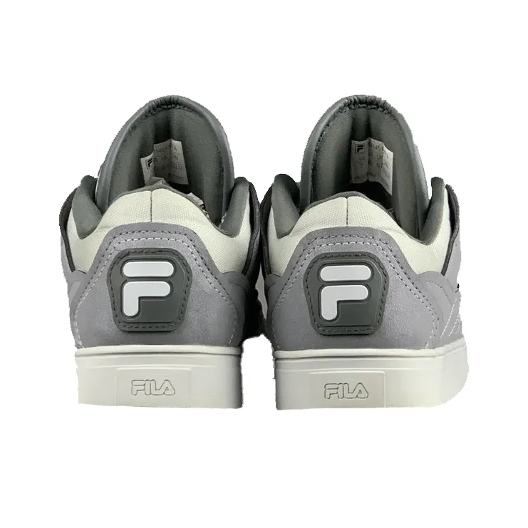 FILA FUSION Casper Anti Slip Wear Resistant Low Top Skateboard Shoes Men's Gray-2