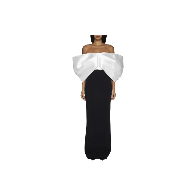Solace London Filippa Off shoulder Gown-1