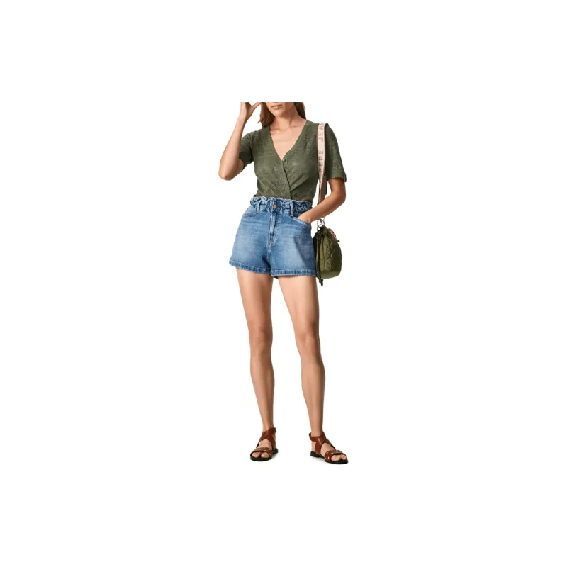 Pepe Jeans Denim Shorts Women's Blue-2