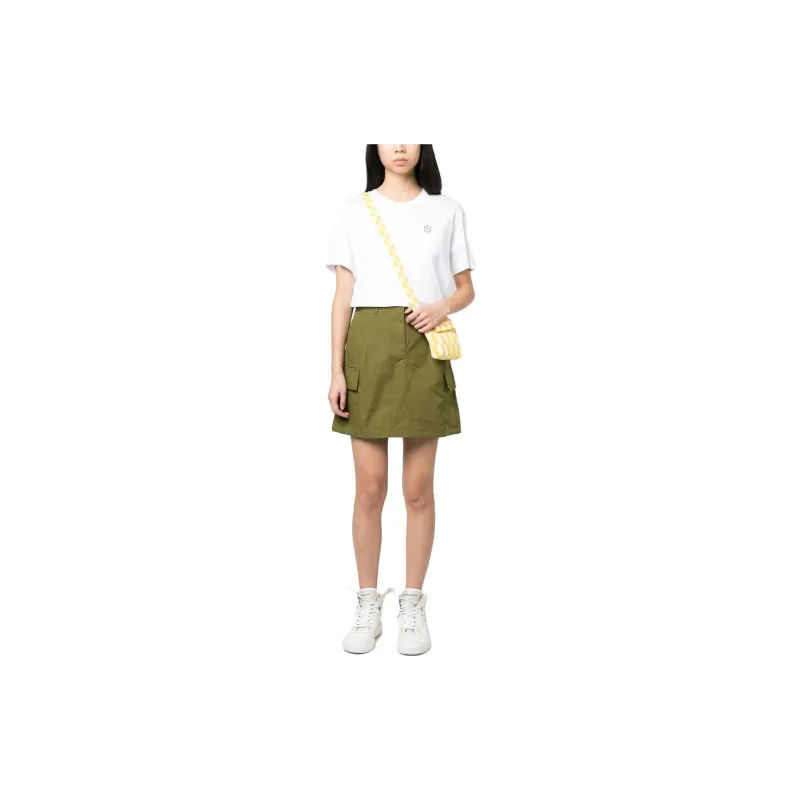 KENZO High Waist Cargo Mini Skirt-1