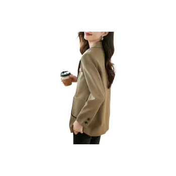 TERRE BLEUE Business Suit Women's Coffee