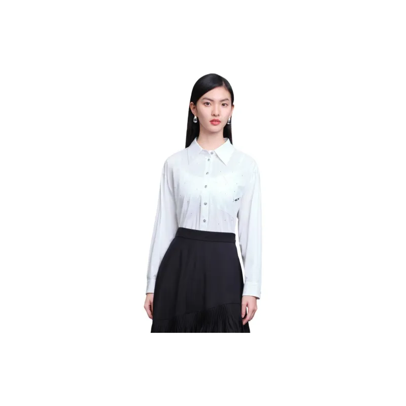 JZ. ANNAKRO Shirt Women's Pure White-1