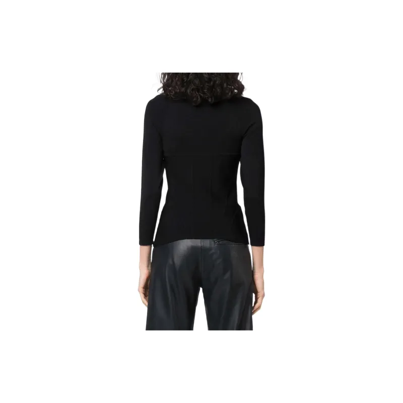 Alexander McQueen Long Sleeved Stretched Top-2