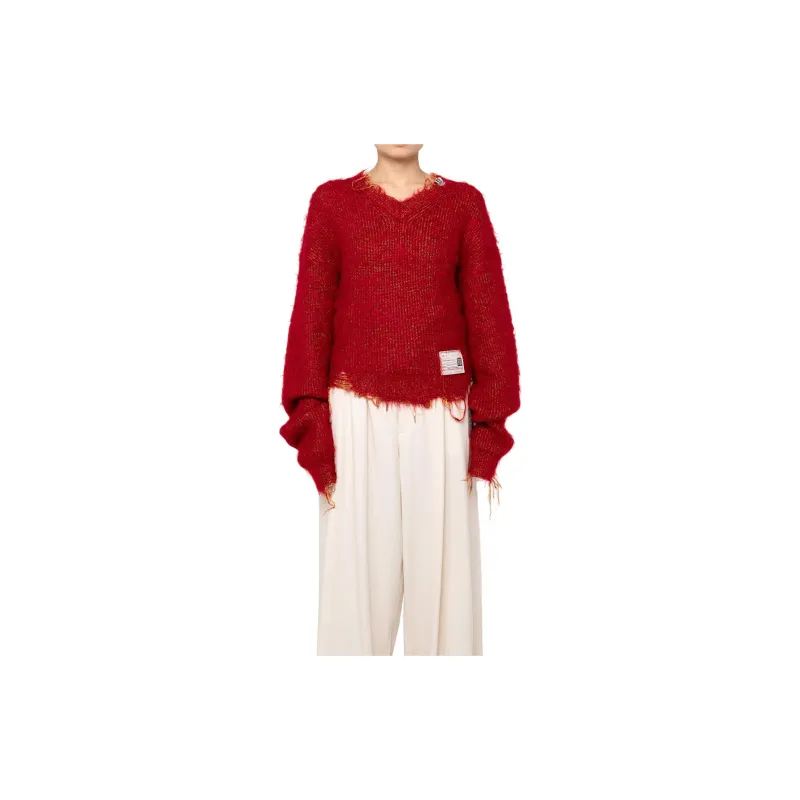 Maison Mihara Yasuhiro FW24 Sweater Women's Red-3