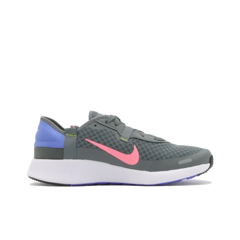 Nike Reposto Anti Slip Wear Resistant Low Top Kids' Running Shoes Gray Teenagers-1