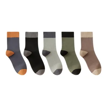 Lan Miao Mid-Calf Socks Men's 5 Pack