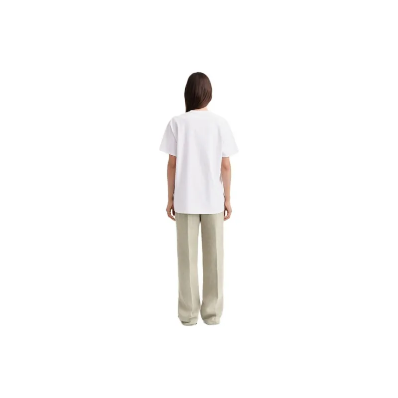 TOTEME Crewneck Short Sleeved T Shirt-1