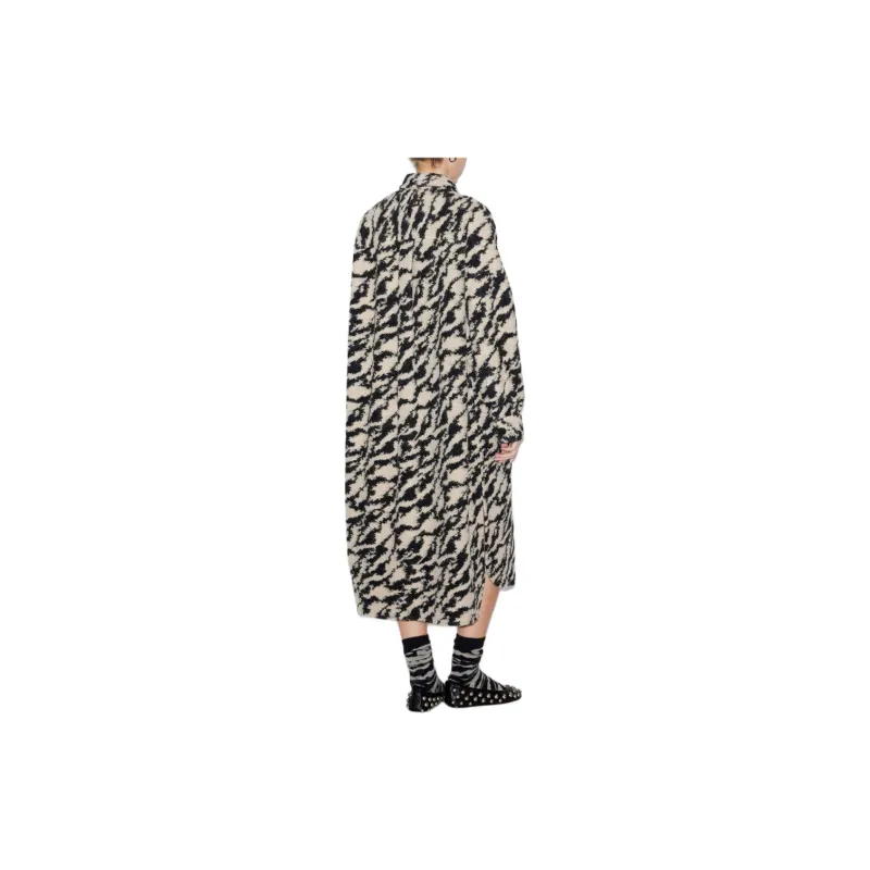 ISABEL MARANT ETOILE Fontizi Patterned Buttoned Coat-2