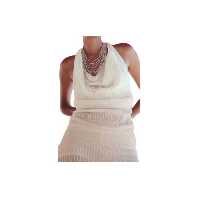 ZARA Tank Tops Women's White-2