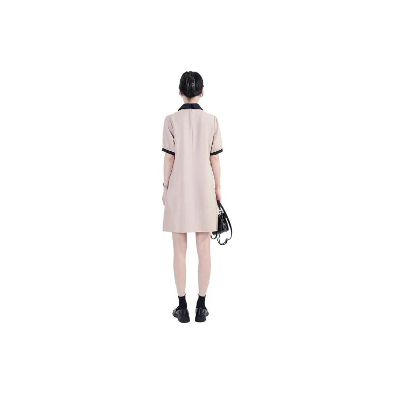 Gui'er Short-Sleeved Dresses Women's Pink-1
