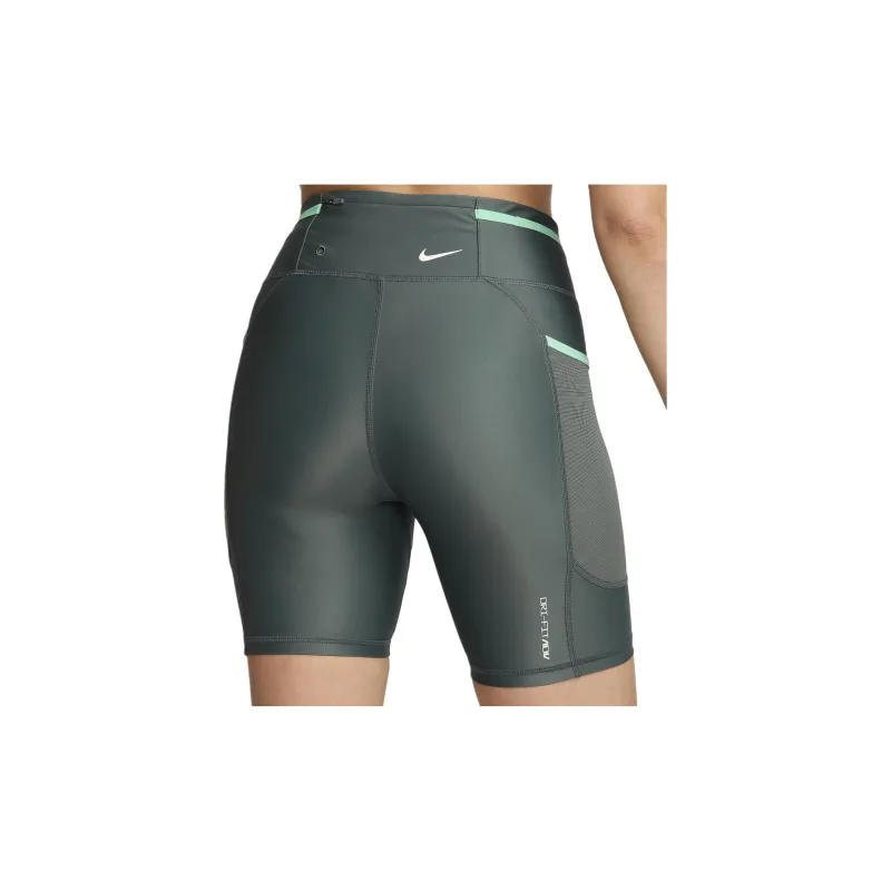 Nike 'White Rapids' Women's Dri FIT Adv Mid Waisted 7' Biker Shorts With Pockets-3