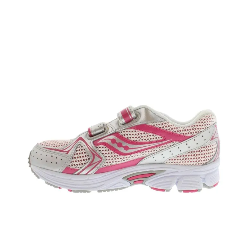 Saucony Cohsn 6 Slip Resistant Cushioning Wear Resistant Low Top Kids' Running Shoes Beige Red Teenagers-0