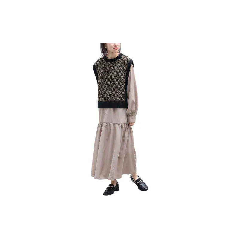Beams Skirt Set Women's Light Umber-1