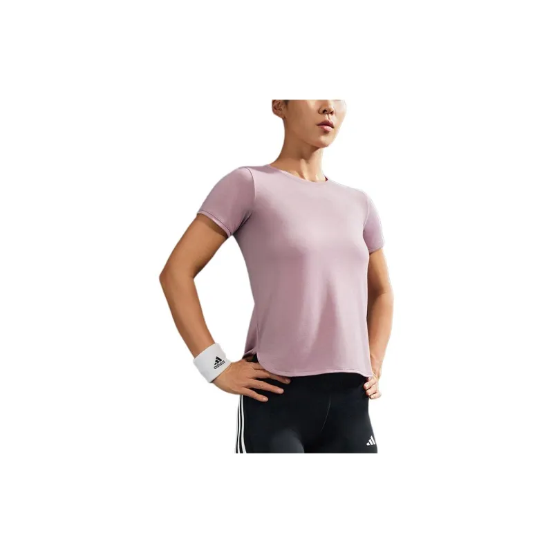 Adidas T Shirt Women's Magical Purple Pink-3