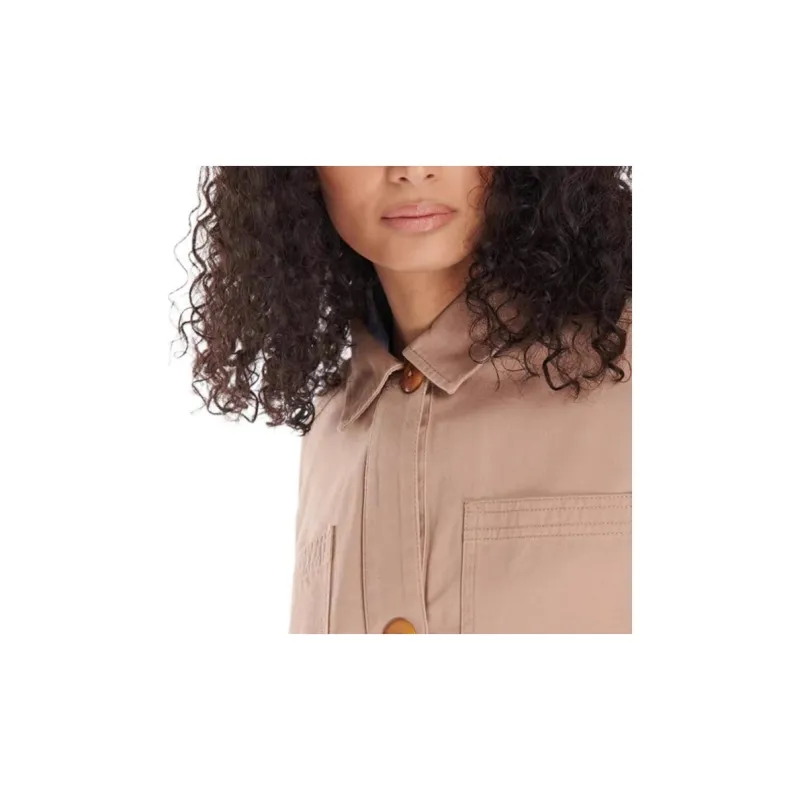 BARBOUR Jackets Coats Women's Apricot Pink-4