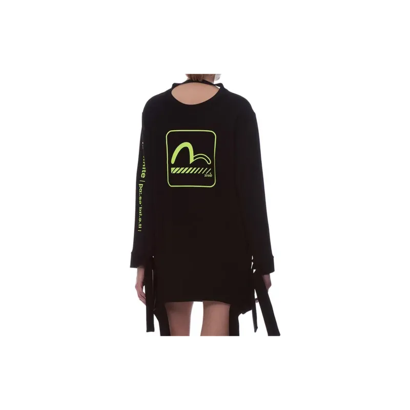 EVISU Sweatshirts Women's Black-4