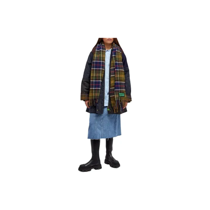 BARBOUR x GANNI Jackets Coats Women's Dark Blue-2