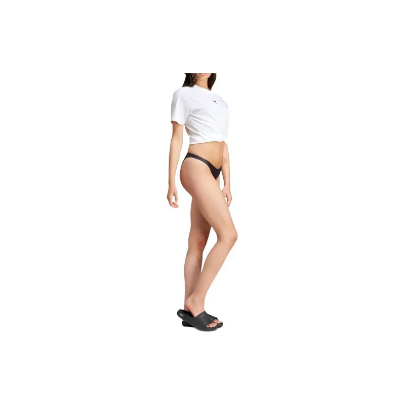Adidas Monogram Bikini Bottoms Swimming Shorts Women's Black-1